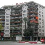 Edificios de viviendas en la plaza de Cuba