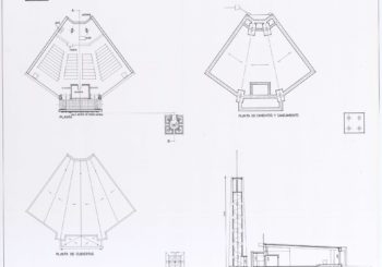 Iglesia y espacio urbano del pueblo de colonización del Solanillo